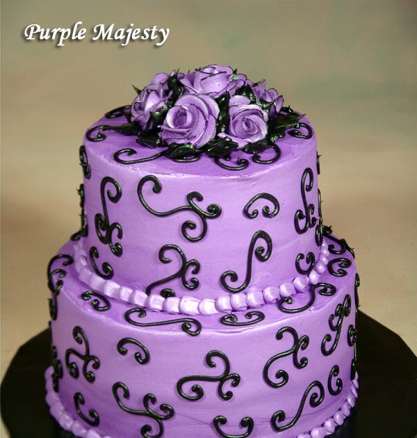 Purple Teen Birthday Cake