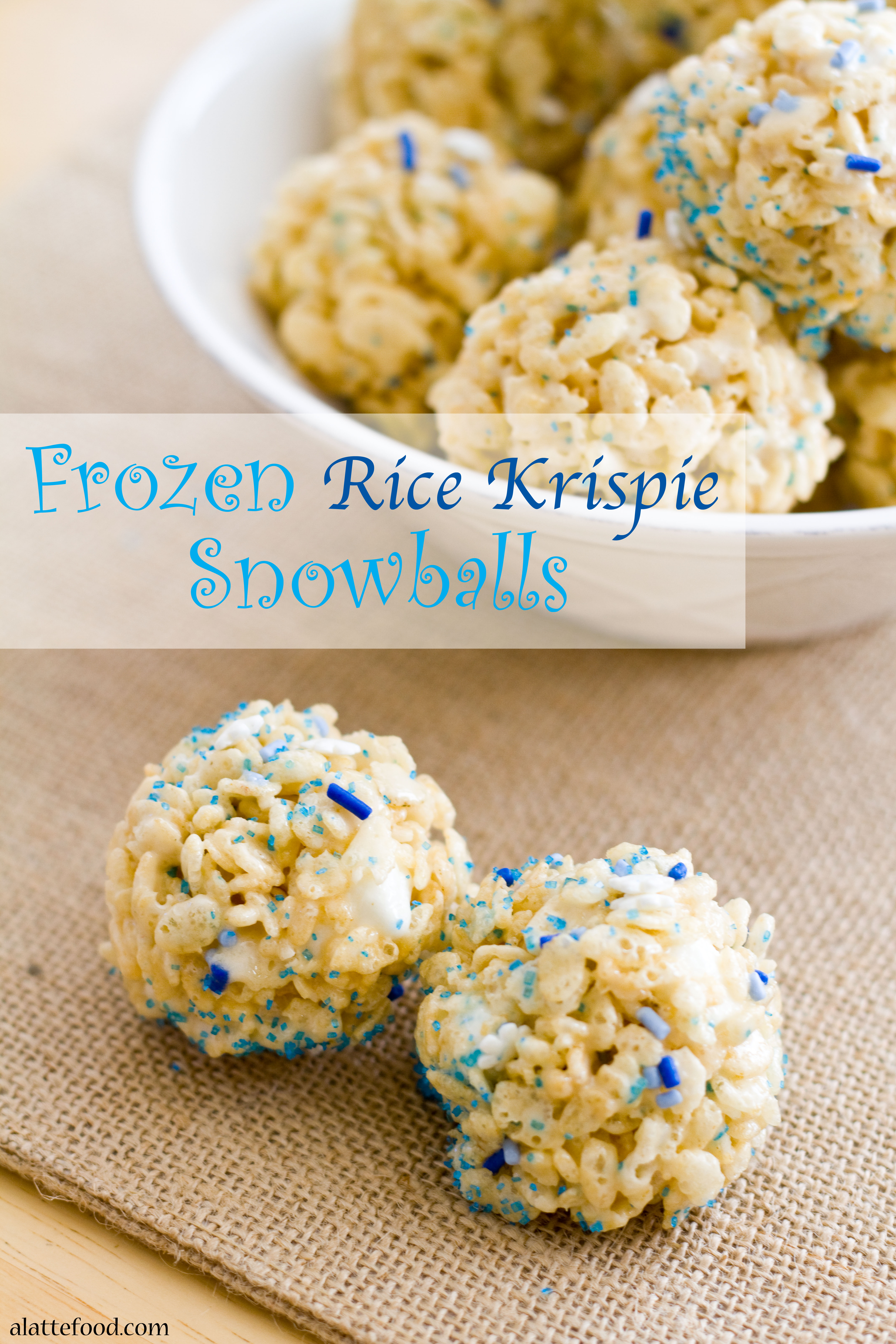 Rice Krispies Snowballs