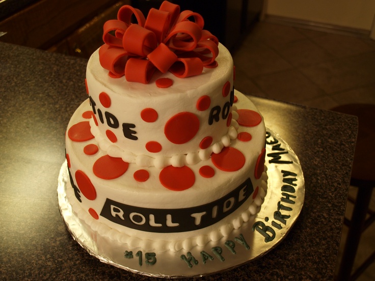 Roll Tide Birthday Cake