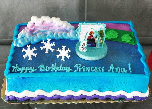 Sam's Club Frozen Theme Cake