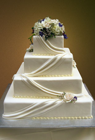 Simple Elegant Wedding Cake Designs