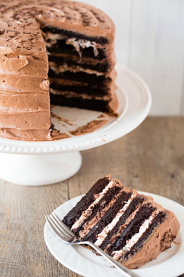 Six Layer Chocolate Cake