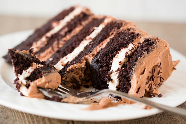 Six Layer Chocolate Cake