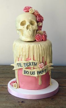 Skull Wedding Cake