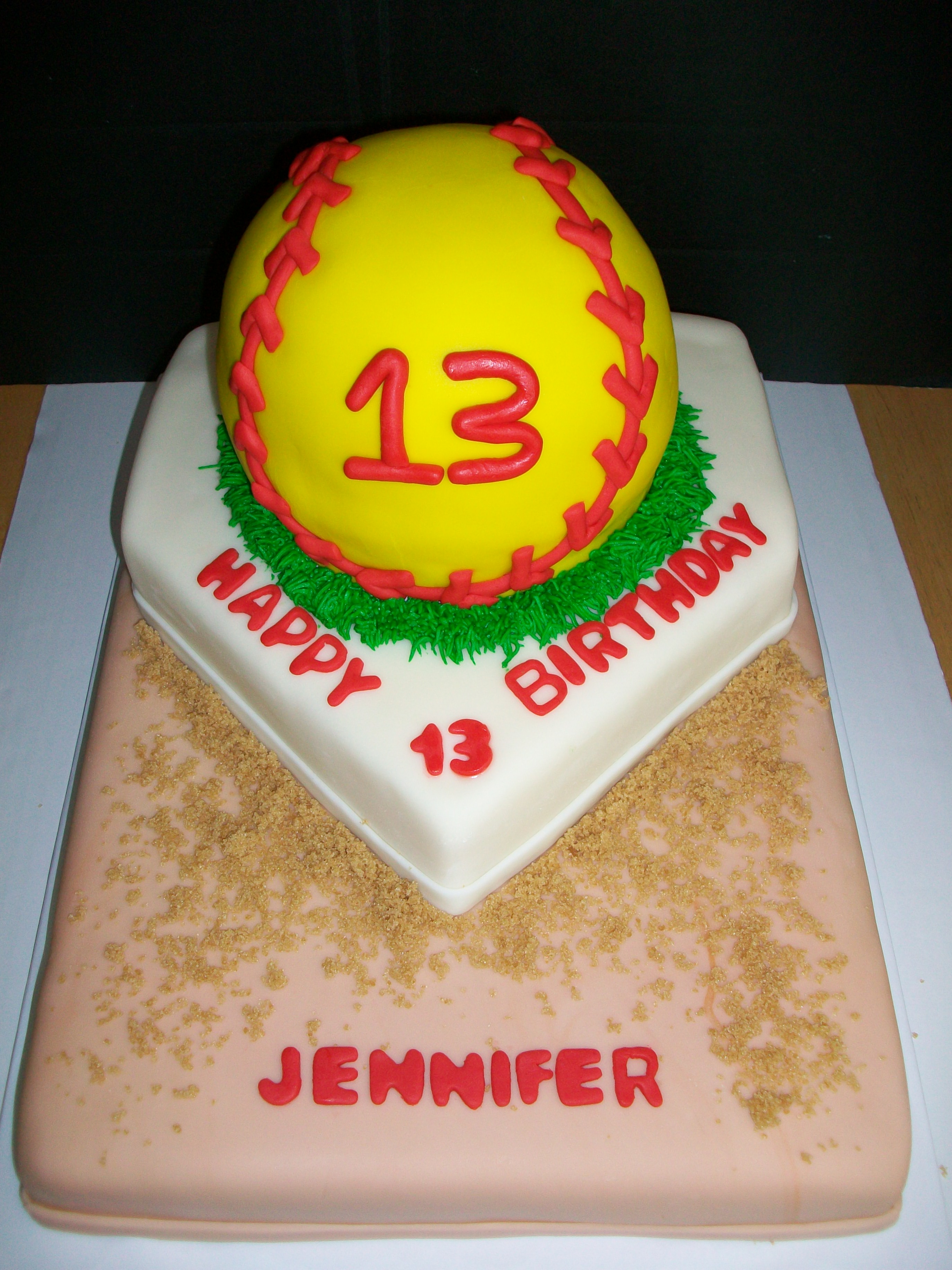 12 Photos of Softball Birthday Party Cakes