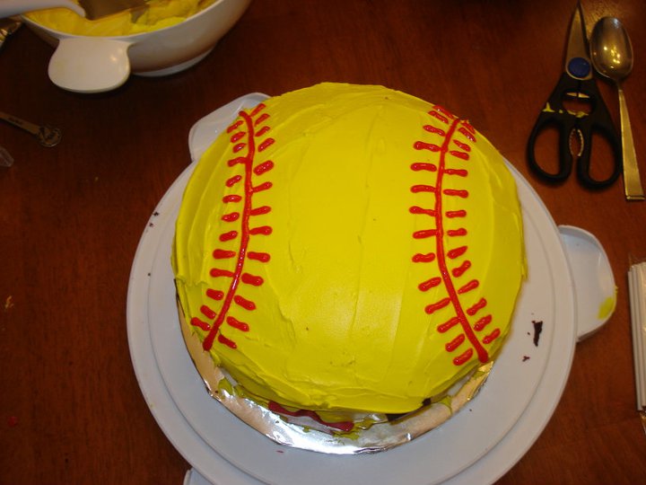 Softball Cake Table