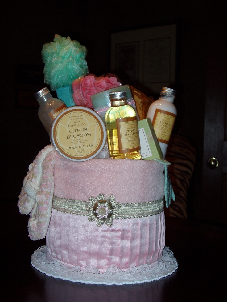 Spa Towel Cake