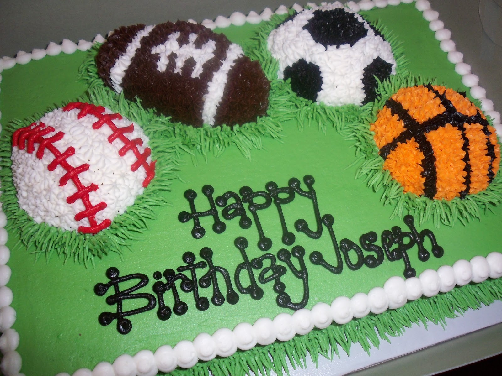 9 Photos of Girls Sports Birthday Cakes