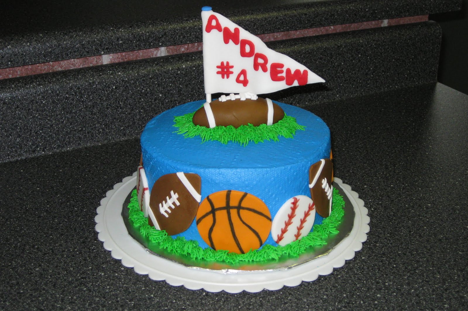 Sports Birthday Cake