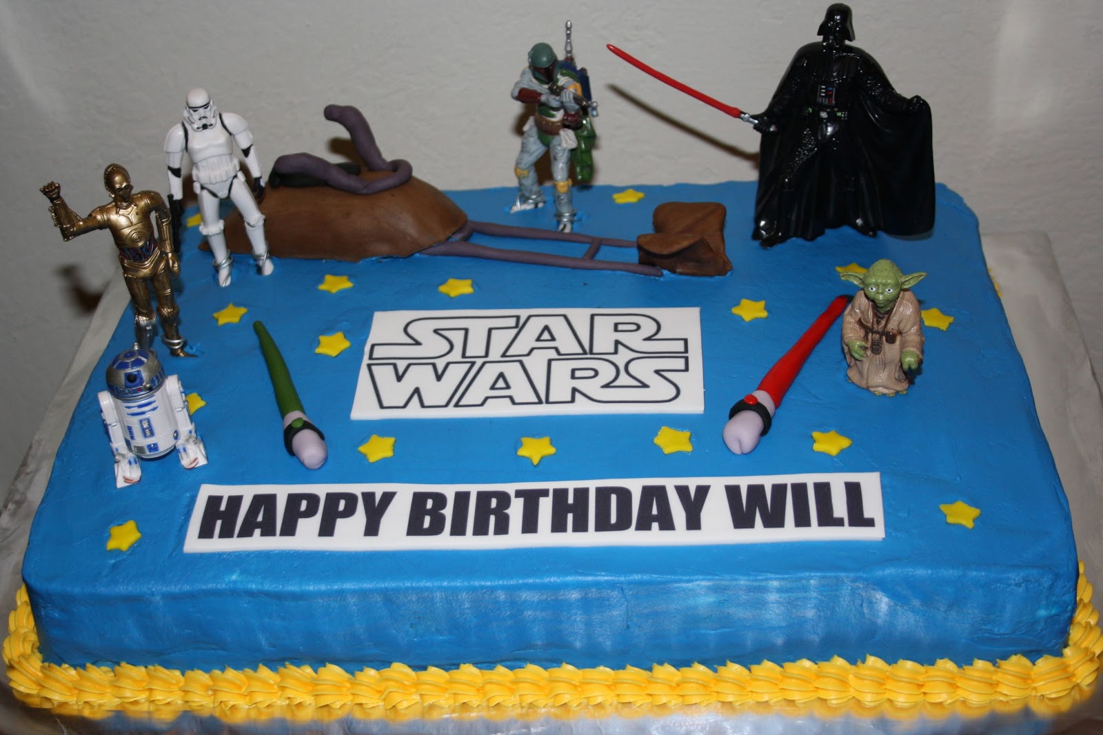 Star Wars Birthday Cake