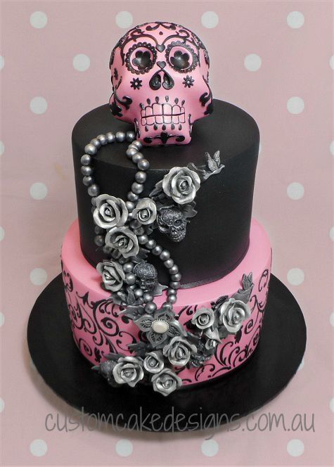 Sugar Skull Cake