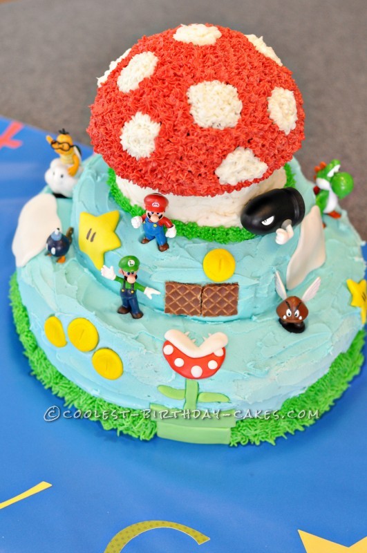 Super Mario Brothers Birthday Cake Ideas