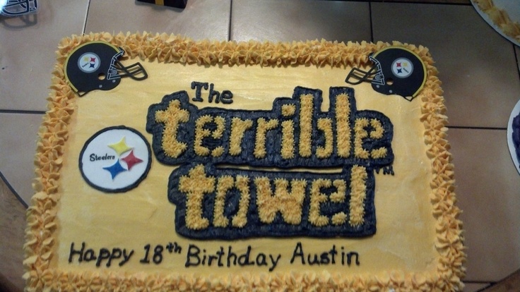 Terrible Towel Birthday Cake