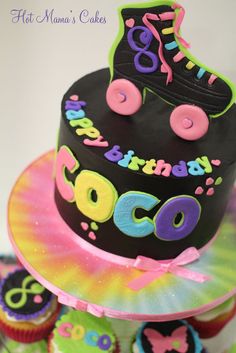 Tie Dye Birthday Cake