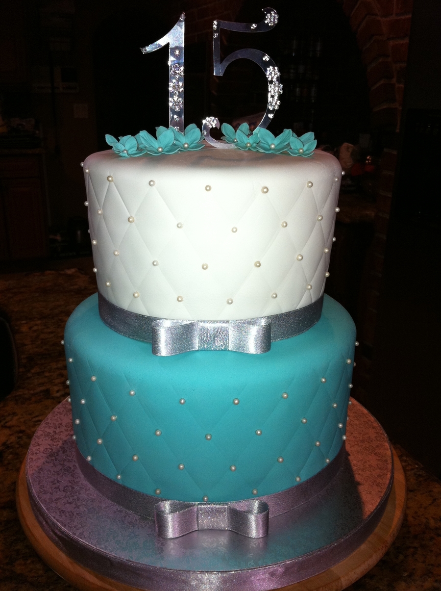 Tiffany Blue Cake