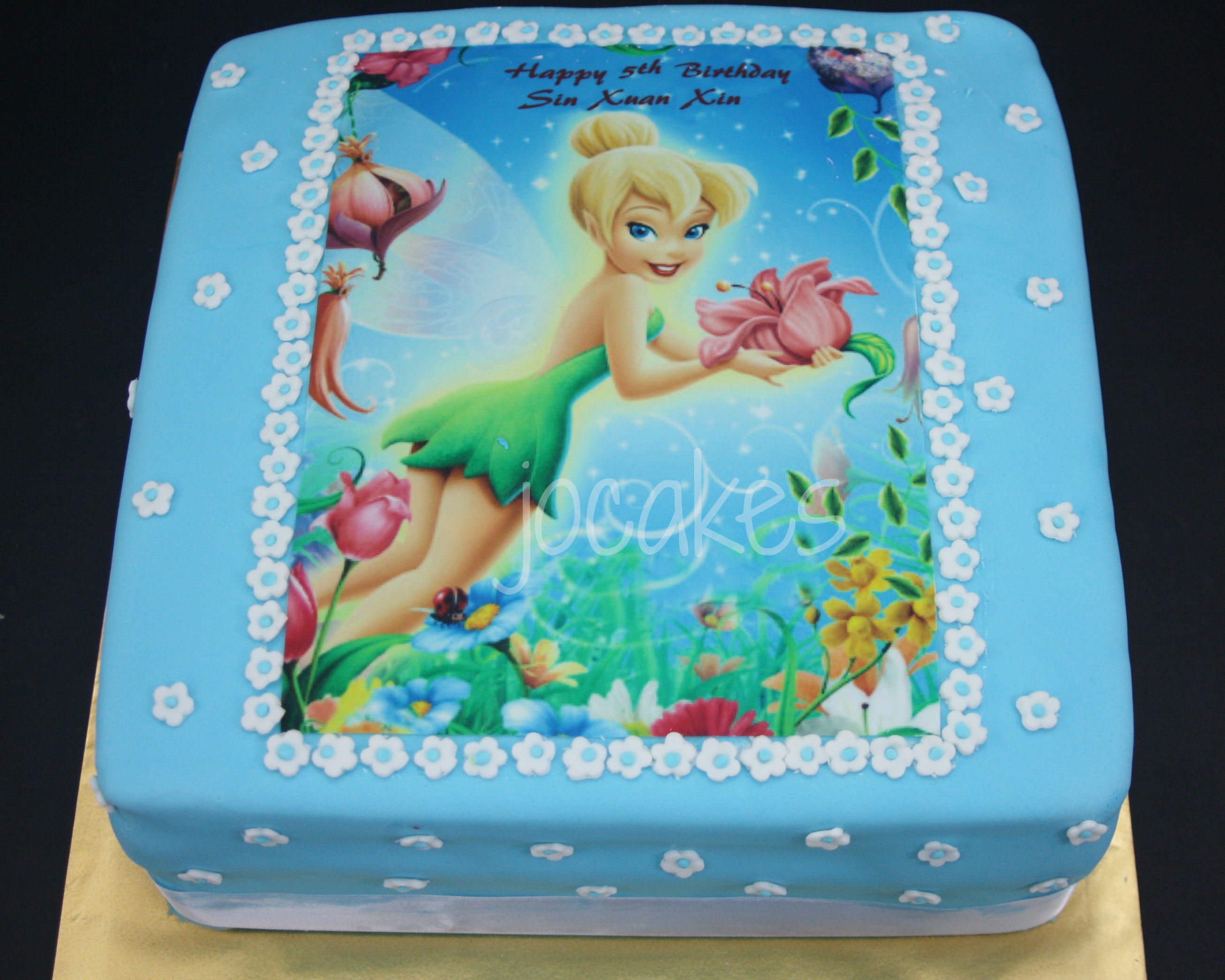 Tinkerbell 5th Birthday Cakes for Girls