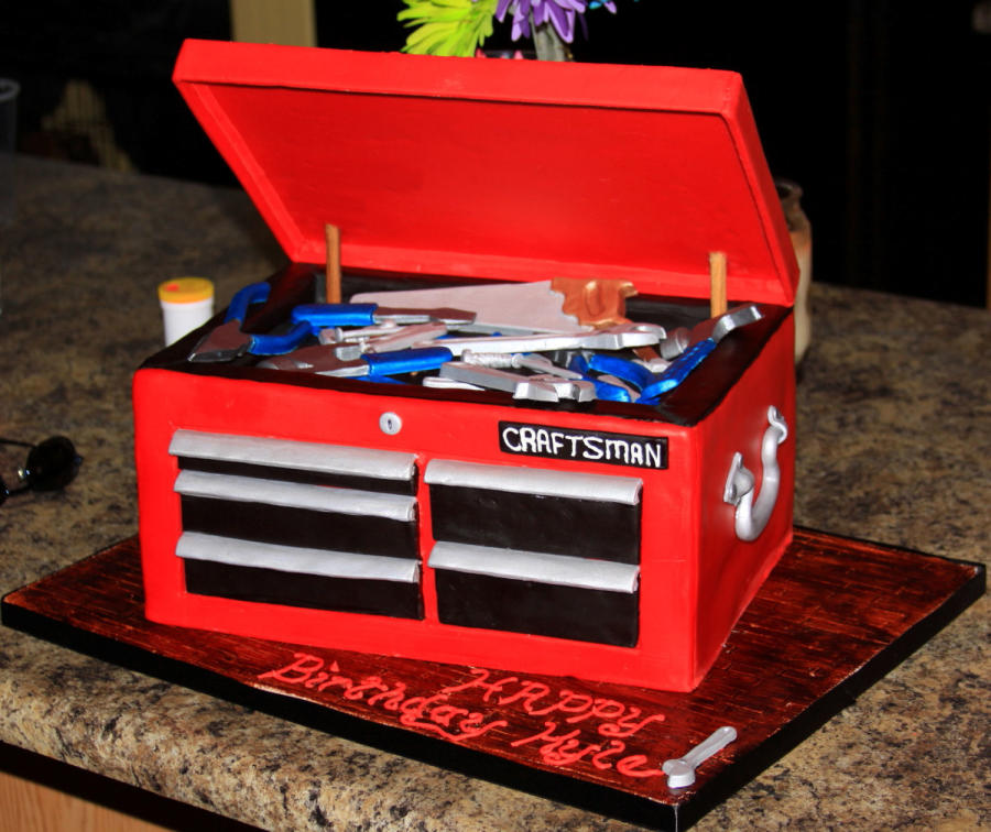 Tool Box Birthday Cake