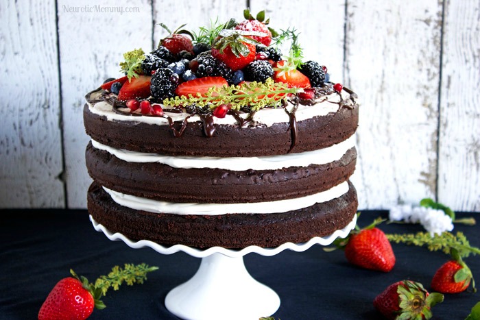 Triple Layer Birthday Cake