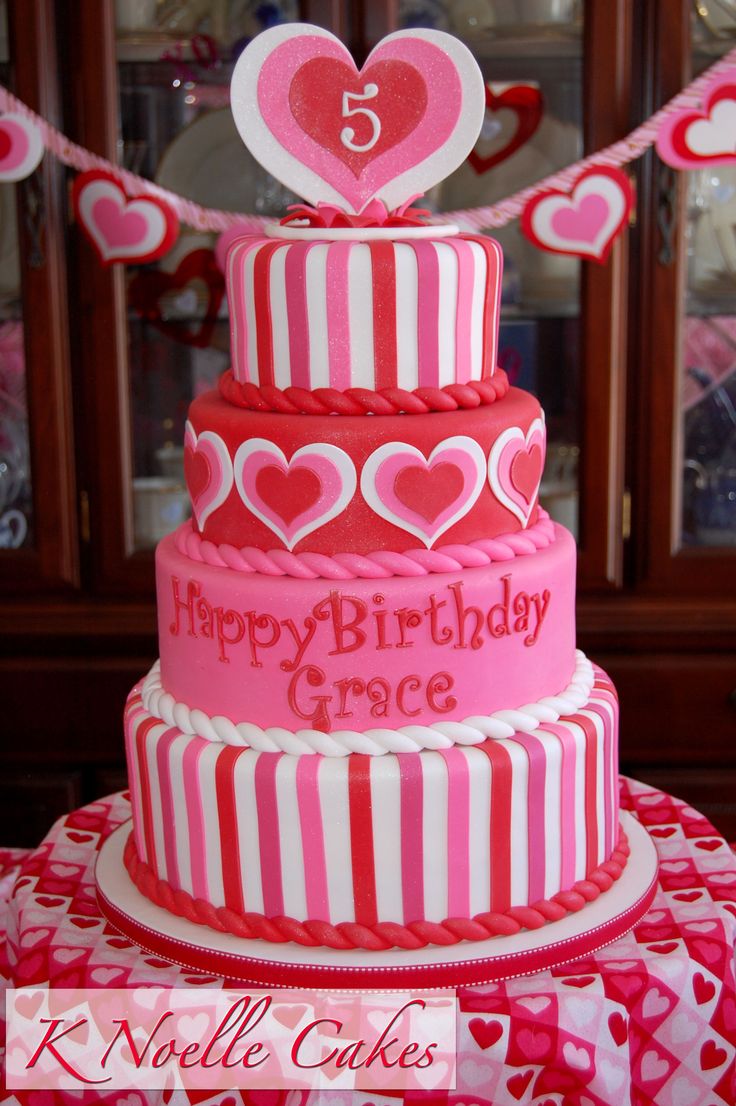 Valentine's Birthday Cake