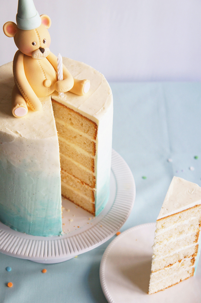 Vanilla Bean Birthday Cake