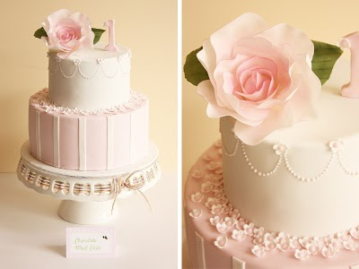 7 Photos of Vintage Pink Birthday Cakes