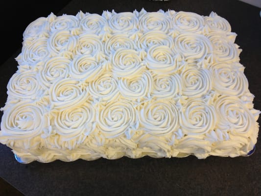 5 Photos of Sheet Cakes With Roses 73rd