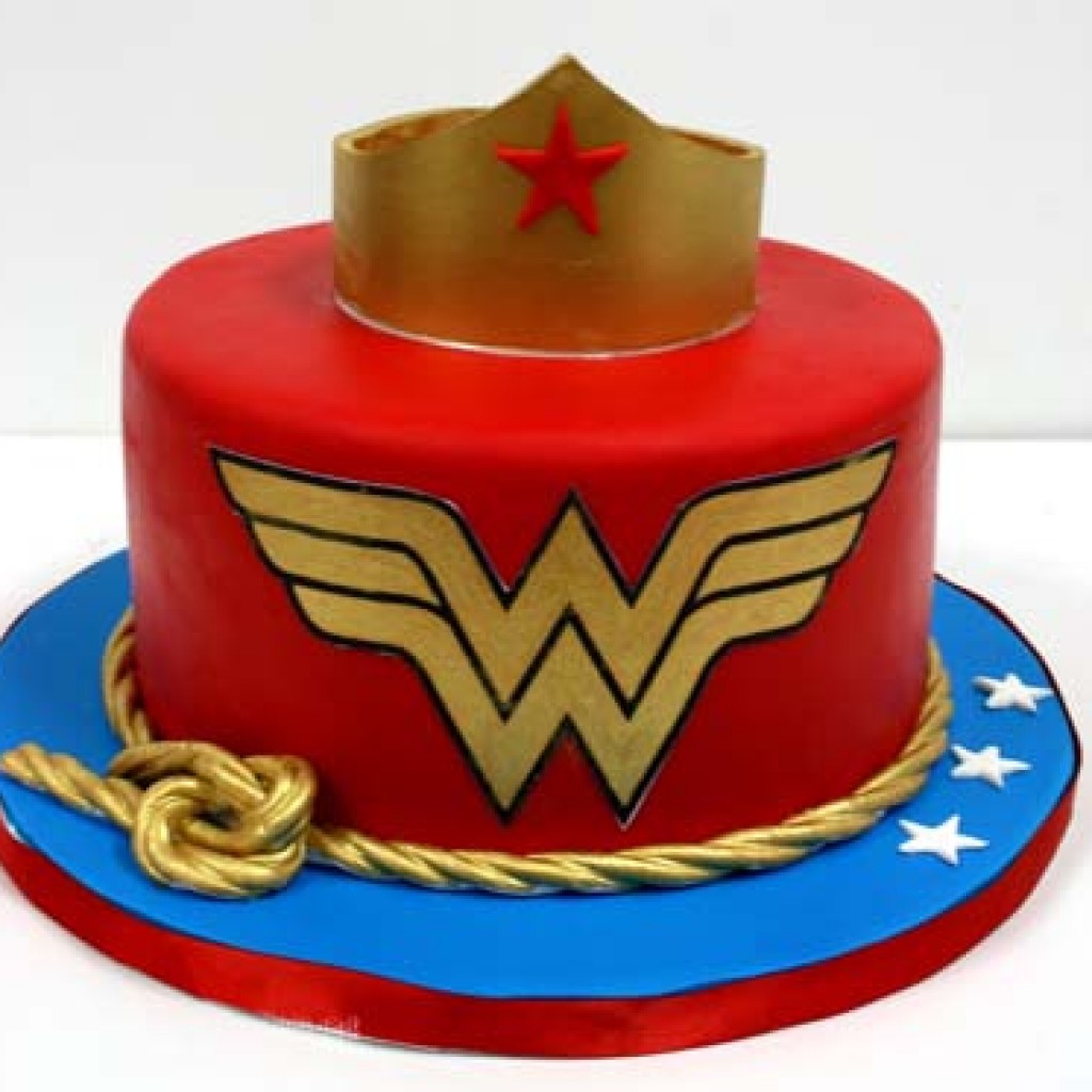 Wonder Woman Birthday Cake