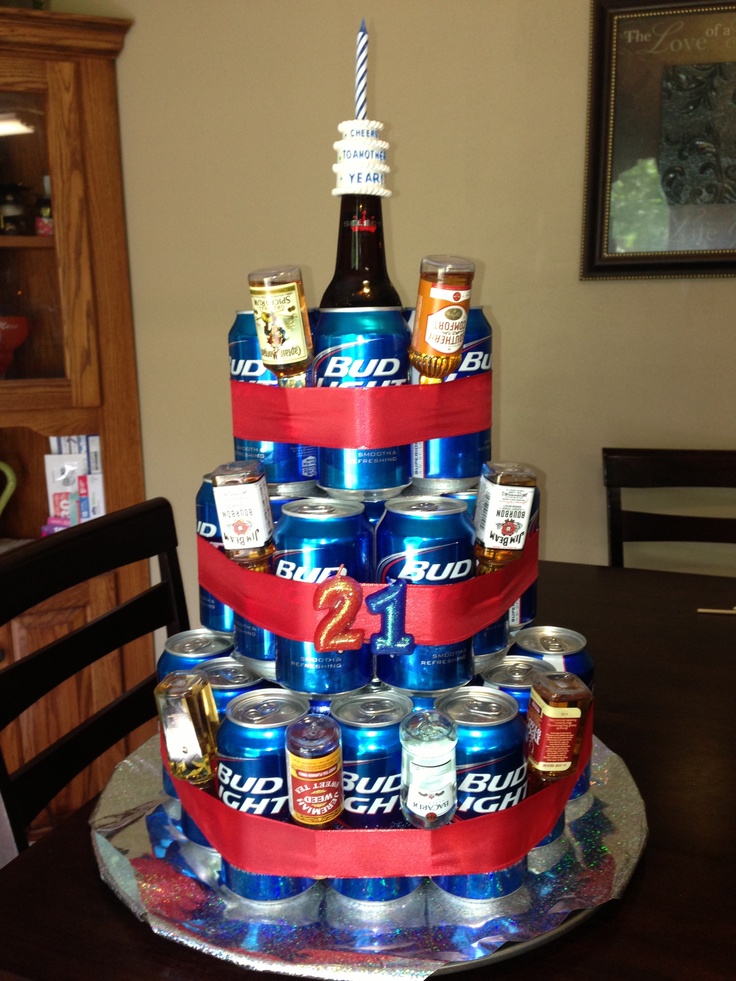 21st Birthday Beer Cake