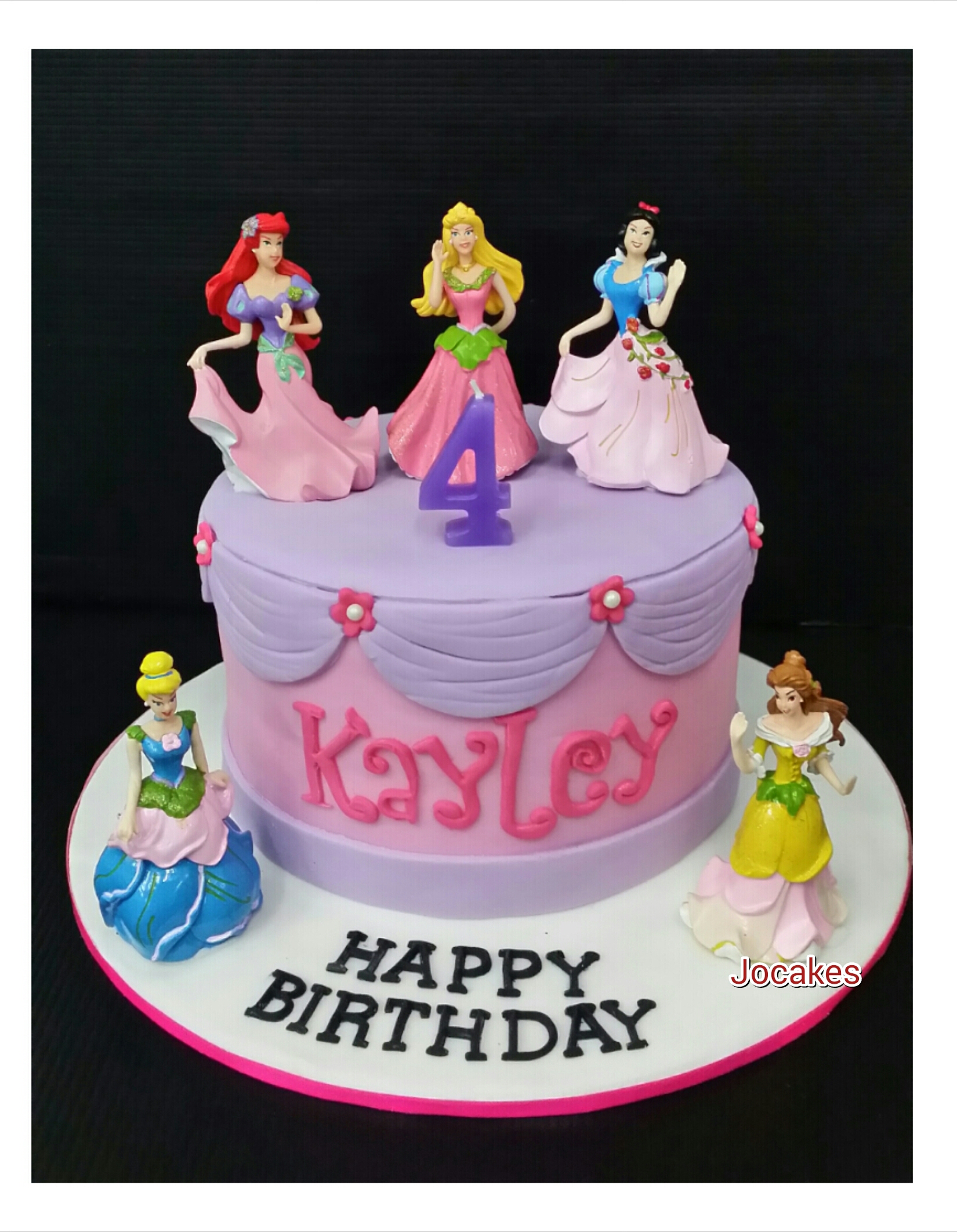 4 Year Old Girl Birthday Cake