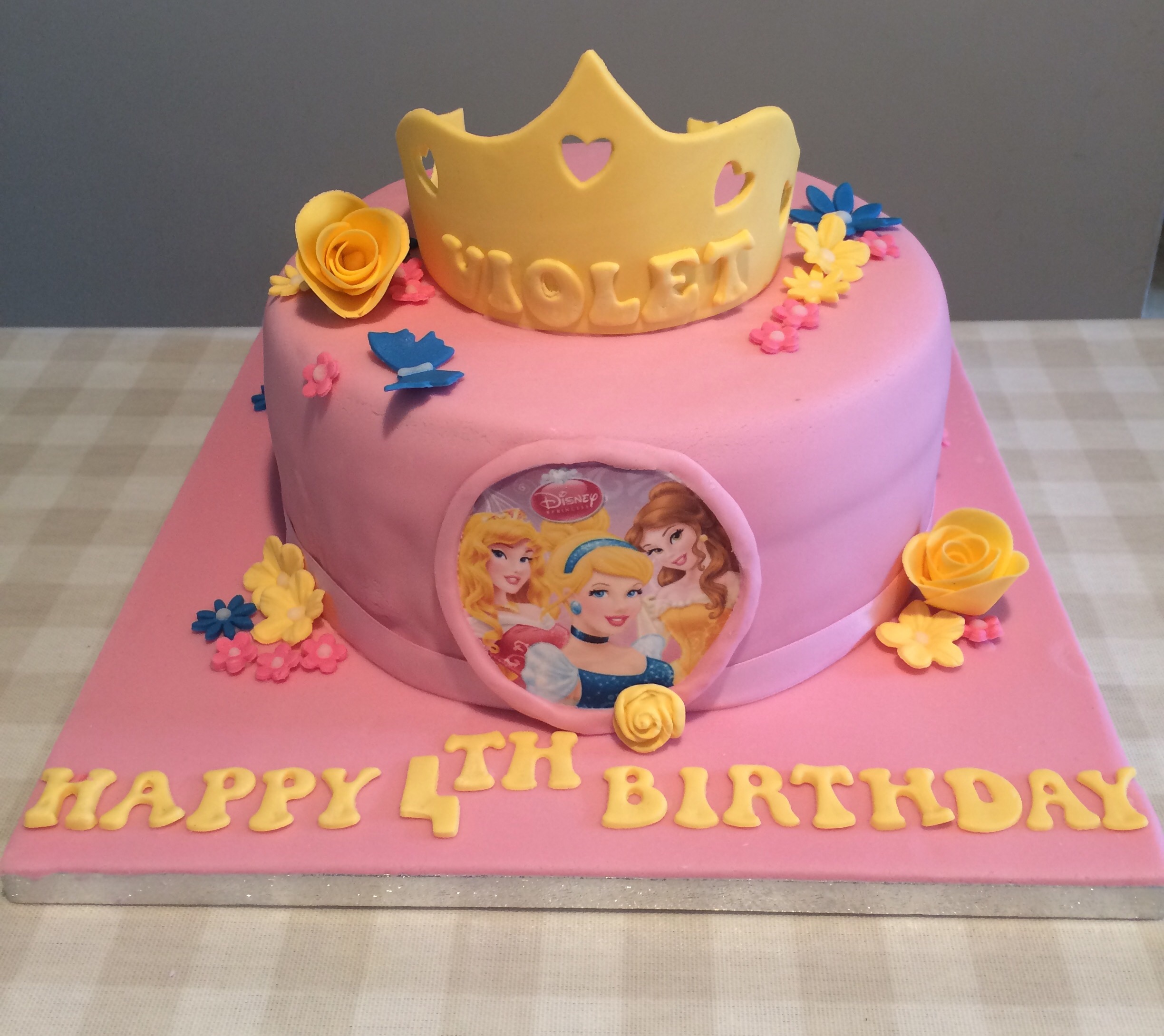 4 Year Old Girl Birthday Cake