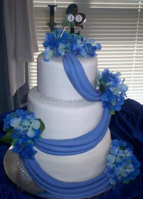 45th Wedding Anniversary Cake Ideas