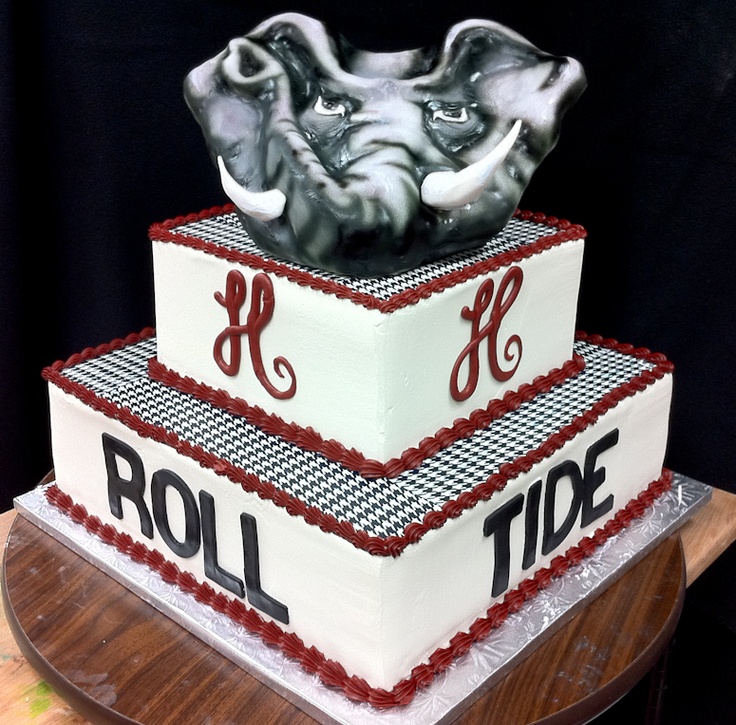 Alabama Roll Tide Birthday Cakes