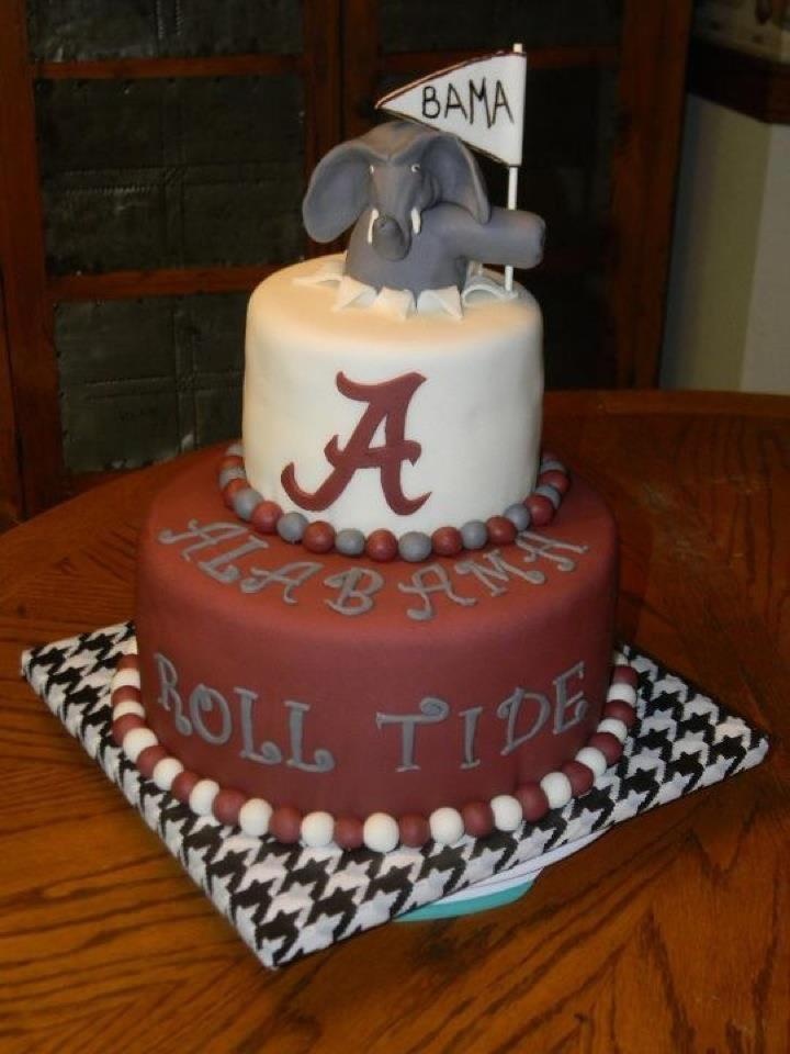 Alabama Roll Tide Birthday Cakes