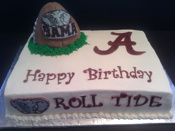 12 Photos of Roll Tide Pics Of Homemade Birthday Cakes