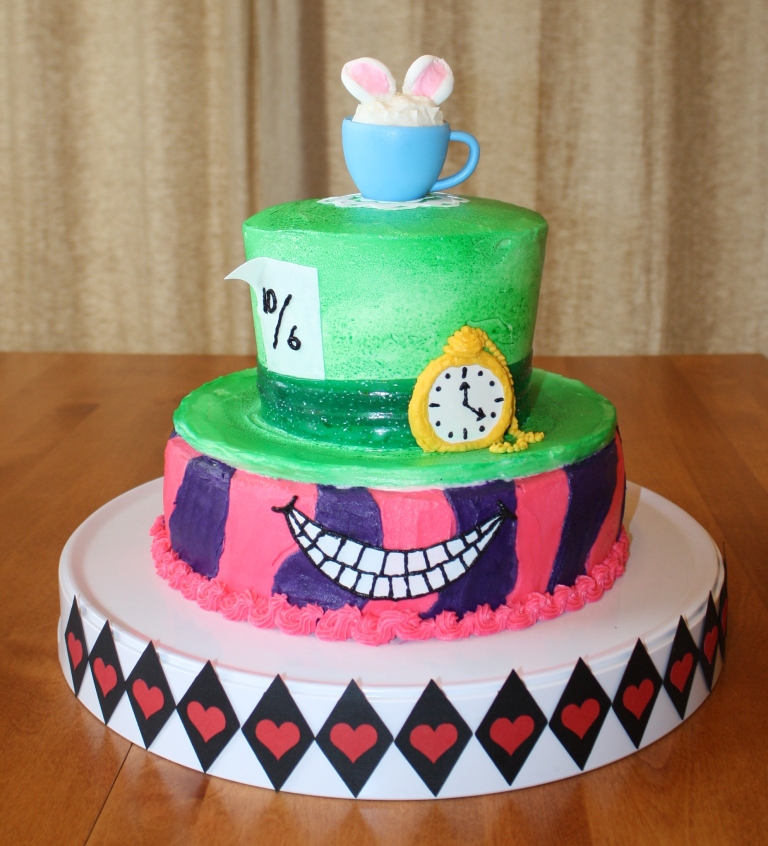 Alice and Wonderland Sheet Cake