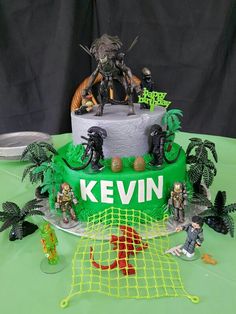 Alien vs Predator Birthday Cake