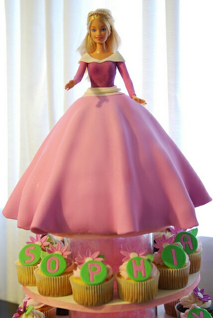 Barbie Doll Cake