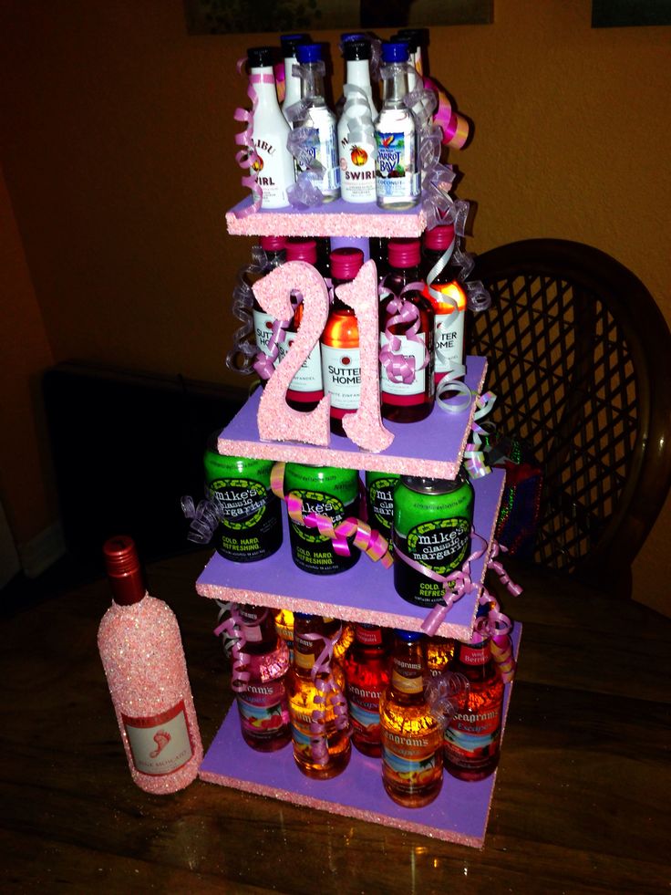 Beer Cake Ideas 21st Birthday Liquor