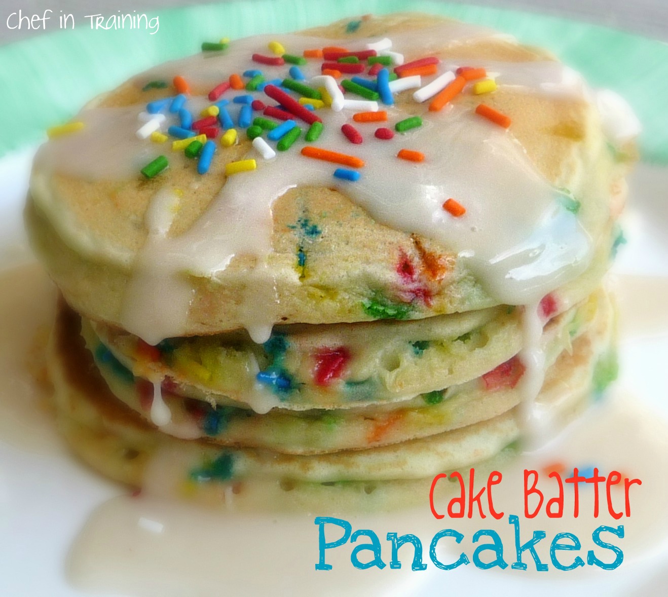 Birthday Cake Batter Pancakes