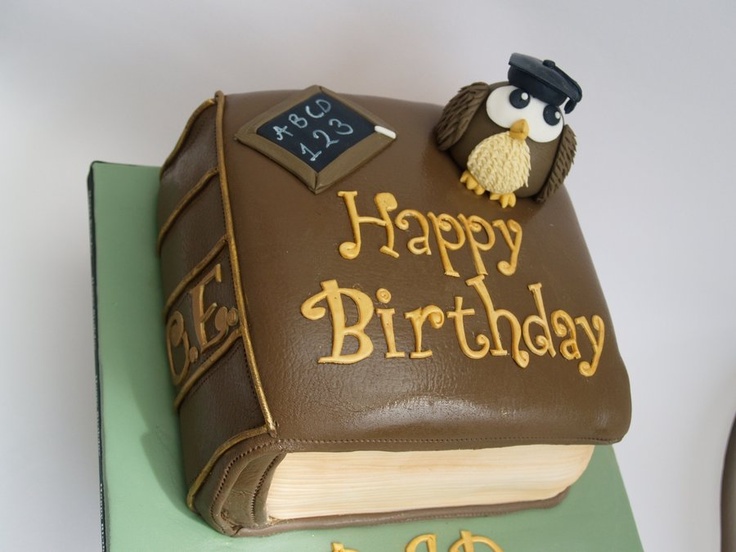 Book Birthday Cake