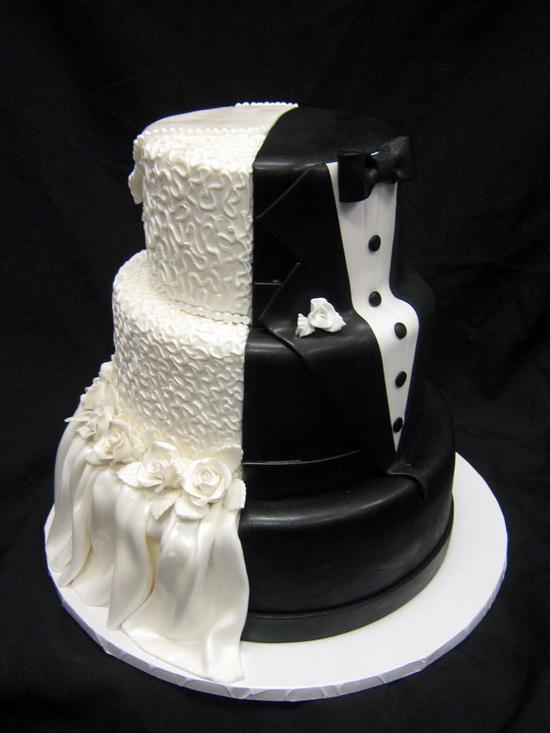 Bride Groom Wedding Cake