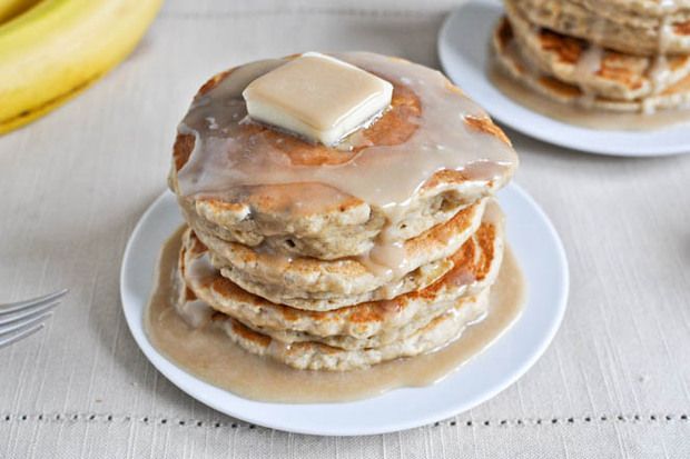 Brown Sugar Banana Bread Pancakes