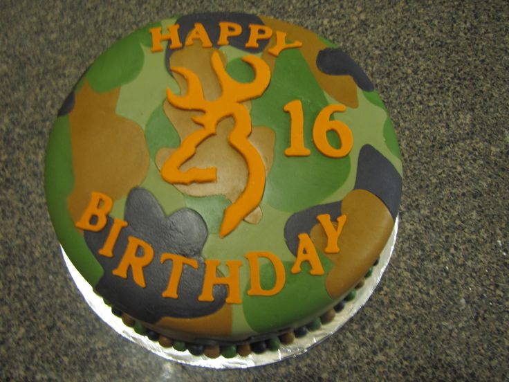 Browning Logo Birthday Cake