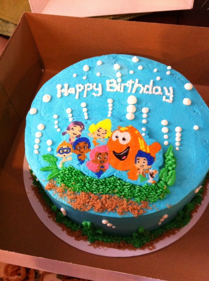 Bubble Guppies Birthday Cake Ideas