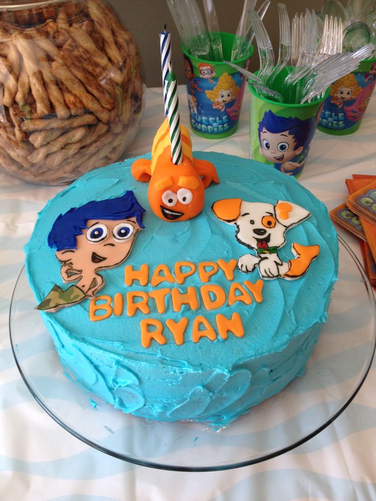 Bubble Guppies Birthday Cake