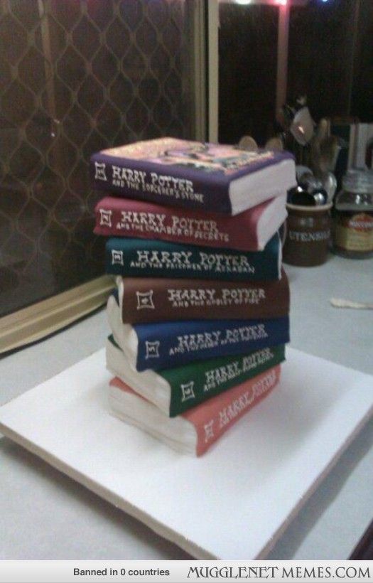 Cakes That Look Like Harry Potter Books