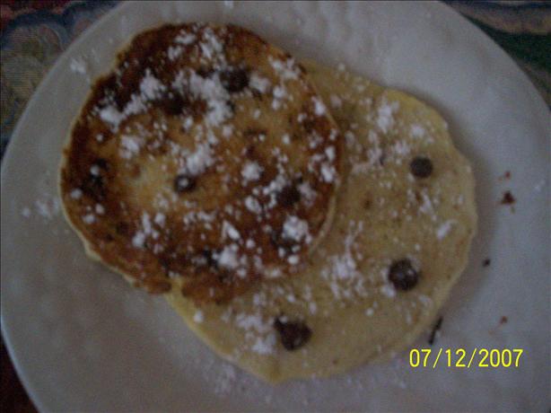 Chocolate Chip Pancakes with Bisquick