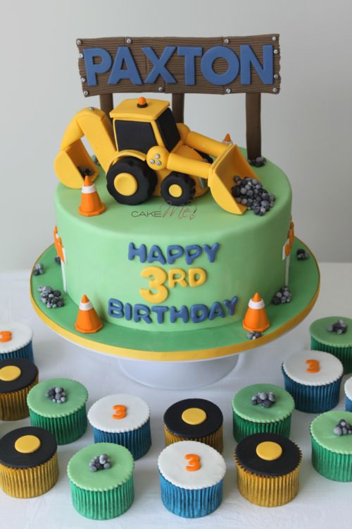 Construction Themed Cake