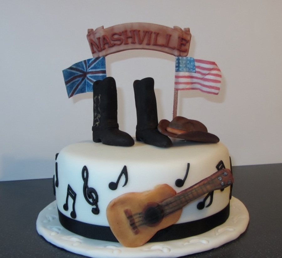 Country Music Themed Birthday Cakes