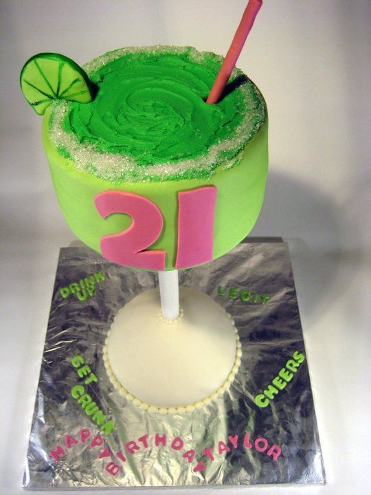 Cute 21st Birthday Cake